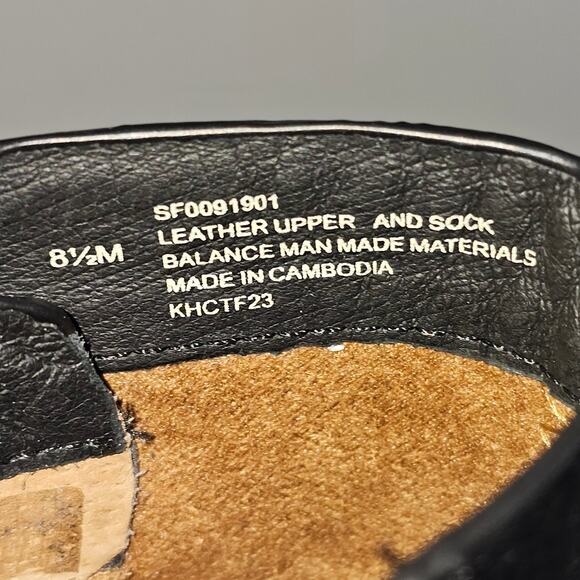 Sofft Jenine Ankle Bootie Womens 8.5 Black Leather Moto Lug Sole Block Heel - Picture 15 of 16